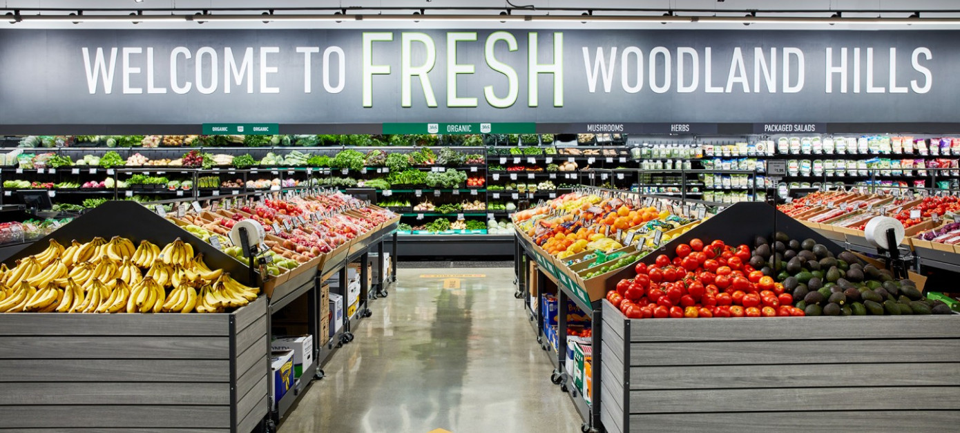 Amazon открывает свой первый продуктовый магазин Amazon Fresh в Лос-Анджелесе